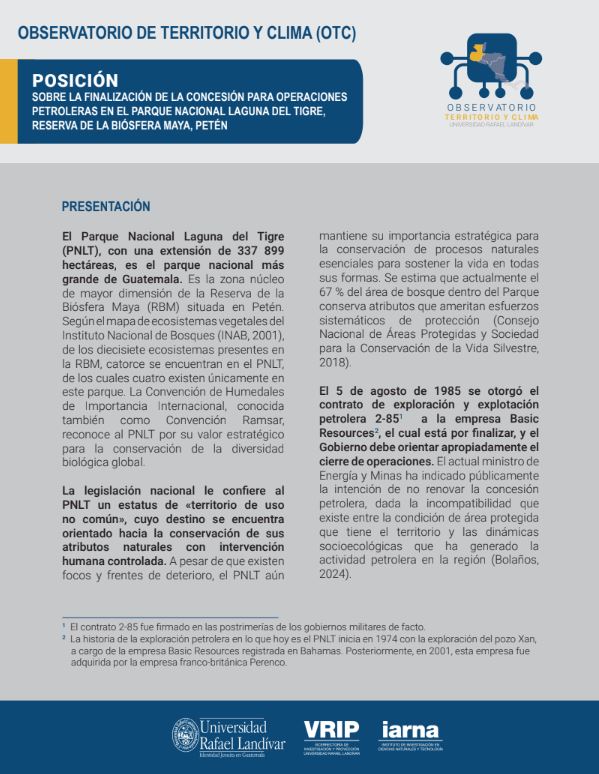 Boletín especial