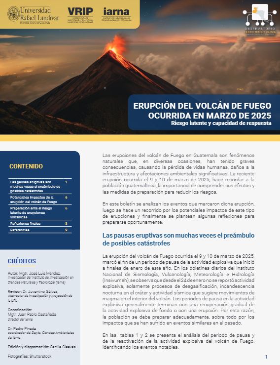 Boletín especial